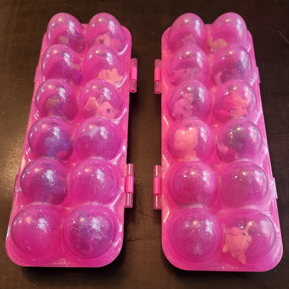 Hatchimals CollEGGtibles pet mini animals figurines Lot of 23 with‎ 2 cartons